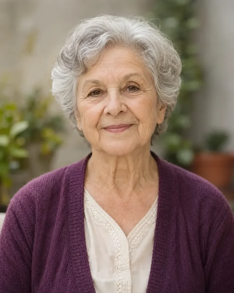 Portret demonstrativ generat – Vera Apostol